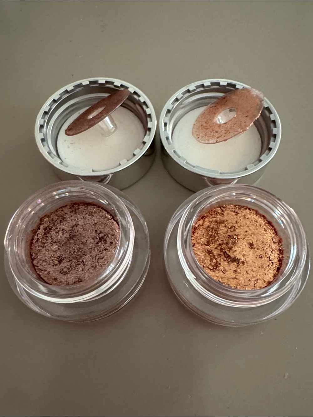 Mini Hourglass Scattered Light Glitter Eyeshadow Duo — Ray & Foil